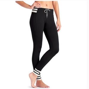 Athleta striped varsity leggings